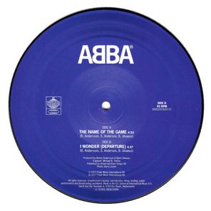 ABBA / The Name Of The Game, I Wonder (Departure)(Picture Disc)(7" Vinyl Single)
