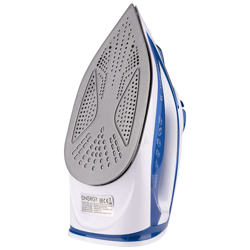 Утюг ENERGY EN-353 тефлоновая подошва 2200Вт, голубой