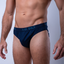 Мужские трусы слипы темно-синие MR. BIG MB102 dark blue