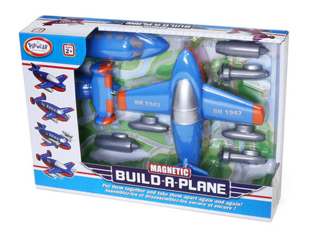 Магнитный конструктор СОЗДАЙ СВОЙ САМОЛЕТ. Стартовый набор