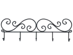 Вешалка "Кружева 5" черная