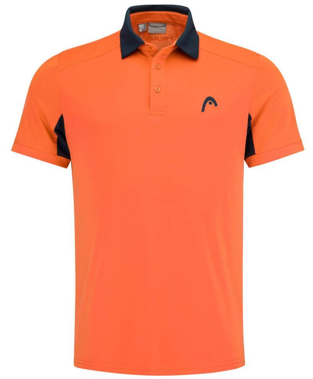Мужское теннисное поло Head Slice Polo Shirt - Оранжевый