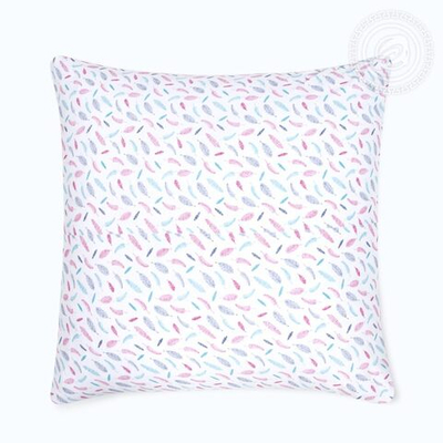 Трикотажные наволочки на молнии 50*70 Перышко 257 АРТПОСТЕЛЬ