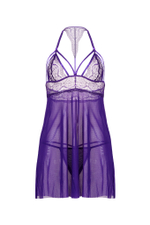 Комбинация и стринги Candy Girl Nevaeh фиолетовые OS