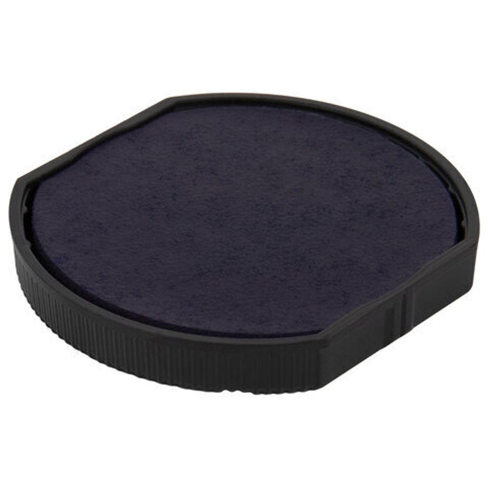 Оснастка для печатей оттиск D=42 мм, синий, TRODAT IDEAL 46042, корпус ЖЕЛТЫЙ, крышка, подушка, 198960