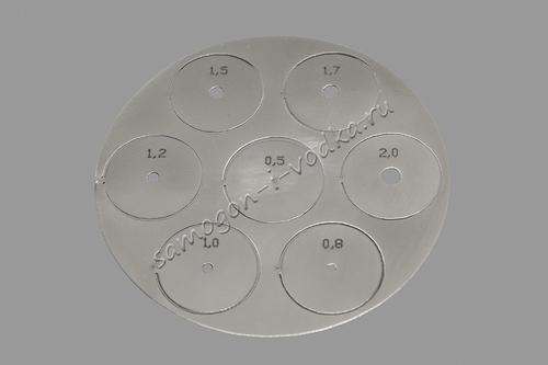 Набор вставок-жиклеров "Самогон и водка" клапана отбора (0,5-2,0мм)