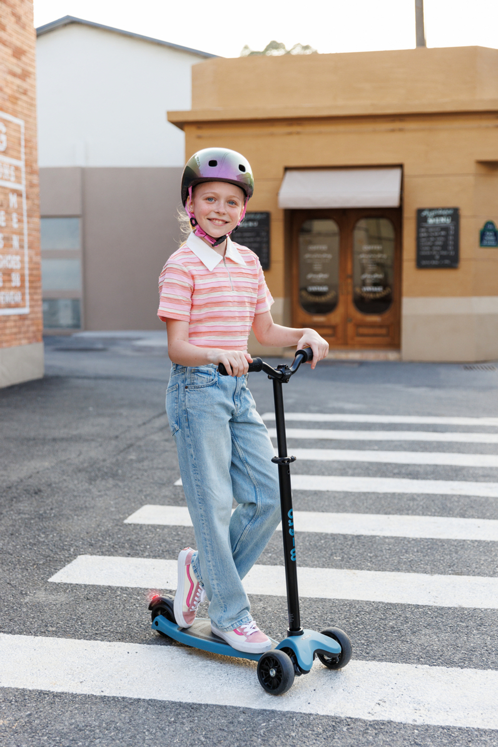 Самокат Micro Kickboard Reloaded, оливковый