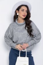 Джемпер Бернарда (серый меланж) Б12491-8 LT Collection