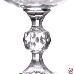 Золотой лист Клаудия Набор бокалов для вина 340 мл Кристалайт (6 шт)