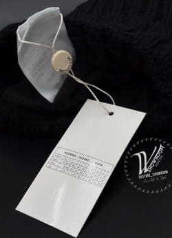 Шапка Moncler премиум кожаный логотип