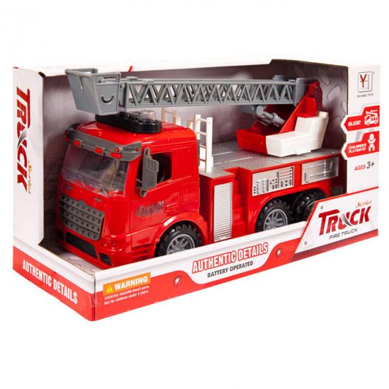 Машинка инерционная Truck Пожарная со светом и звуком