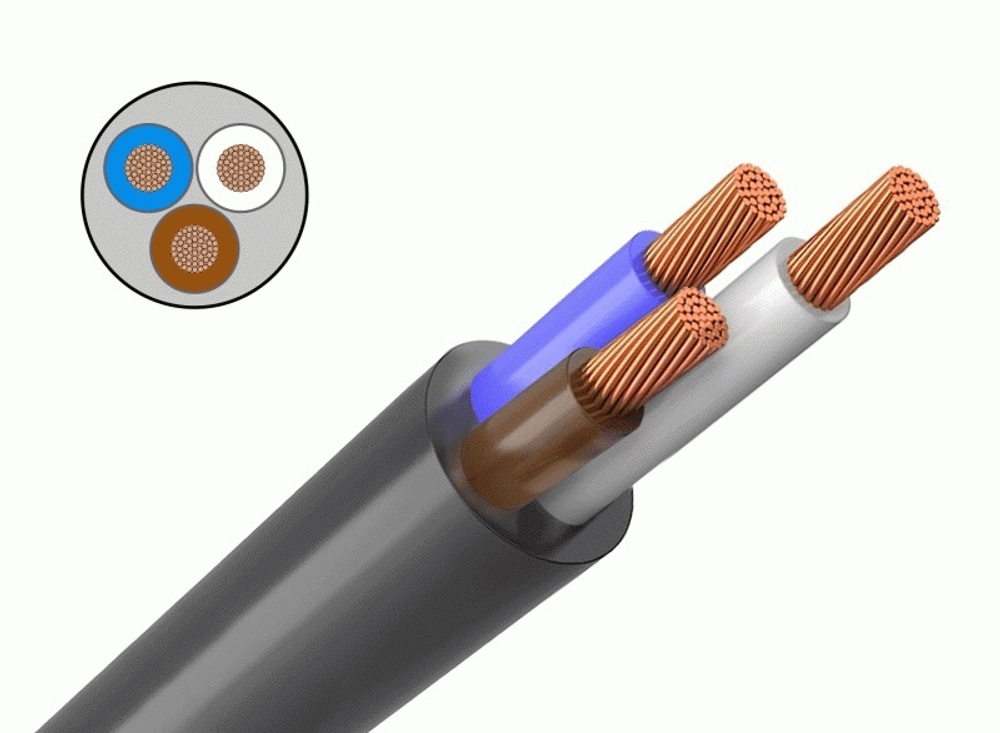 Кабель КГ-ХЛ 3х16