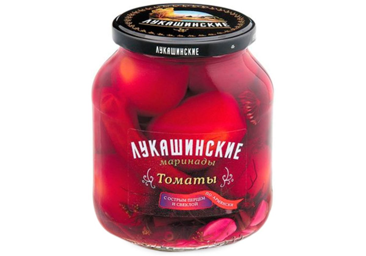 Томаты "Лукашинские" маринованные по-армянски, 670г