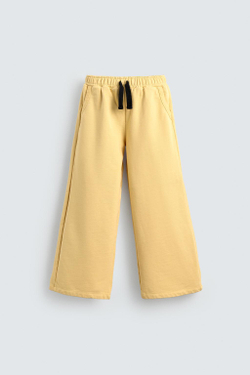 ZARA X DISNEY БРЮКИ-ДЖОГГЕРЫ DAISY DUCK, ЖЕЛТЫЙ