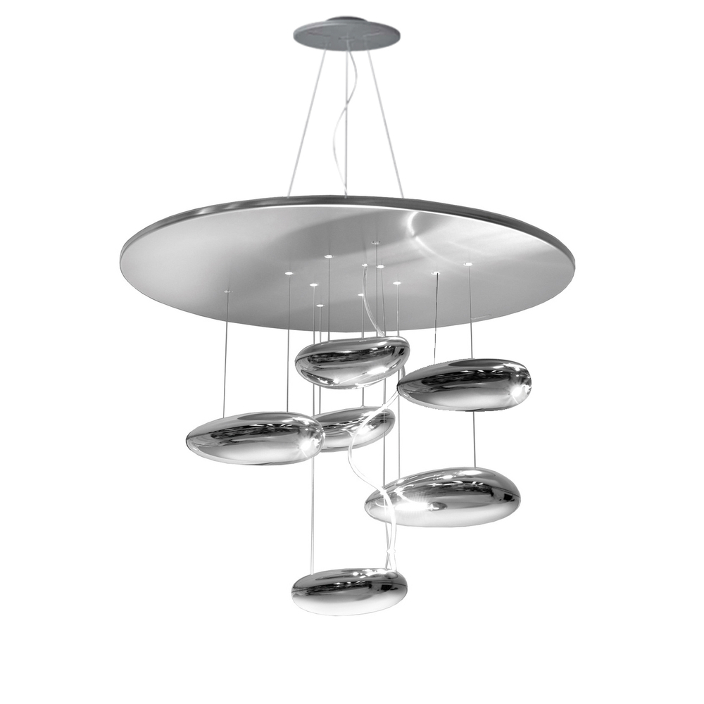 Подвесной дизайнерский светильник  Mercury by Artemide (6 плафонов)
