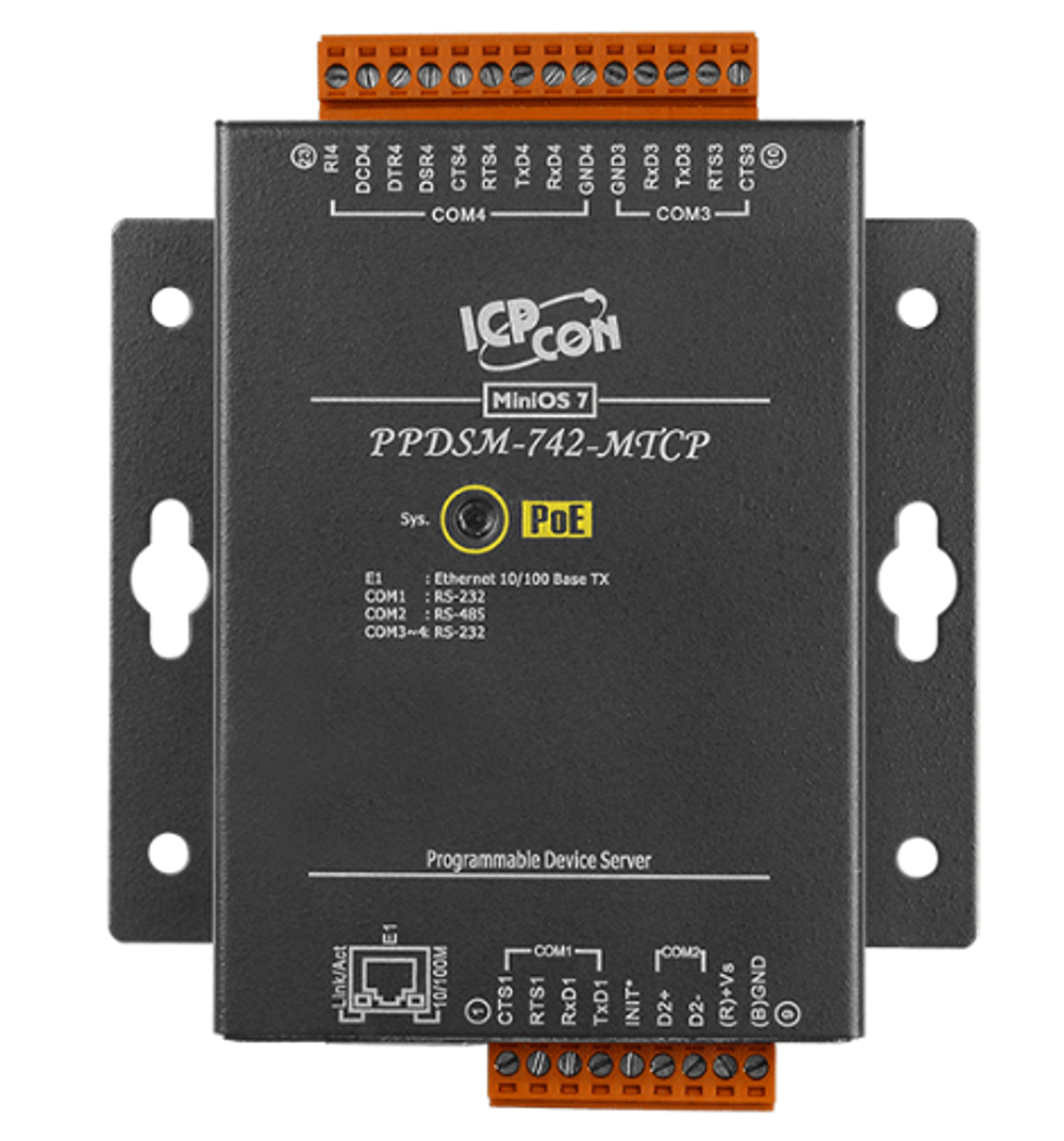 Преобразователь ICP DAS PPDSM-742-MTCP CR