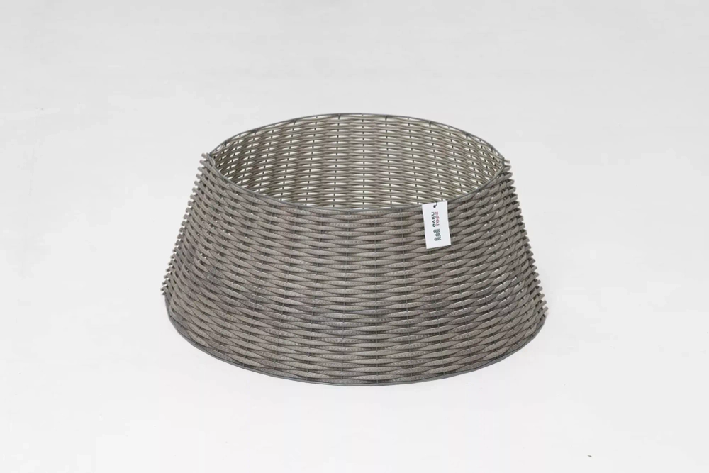 Корзина под елку Премиум Царская Лоза 65*48*30 см., разборная, хаски, ЕлкиТорг (65-229)