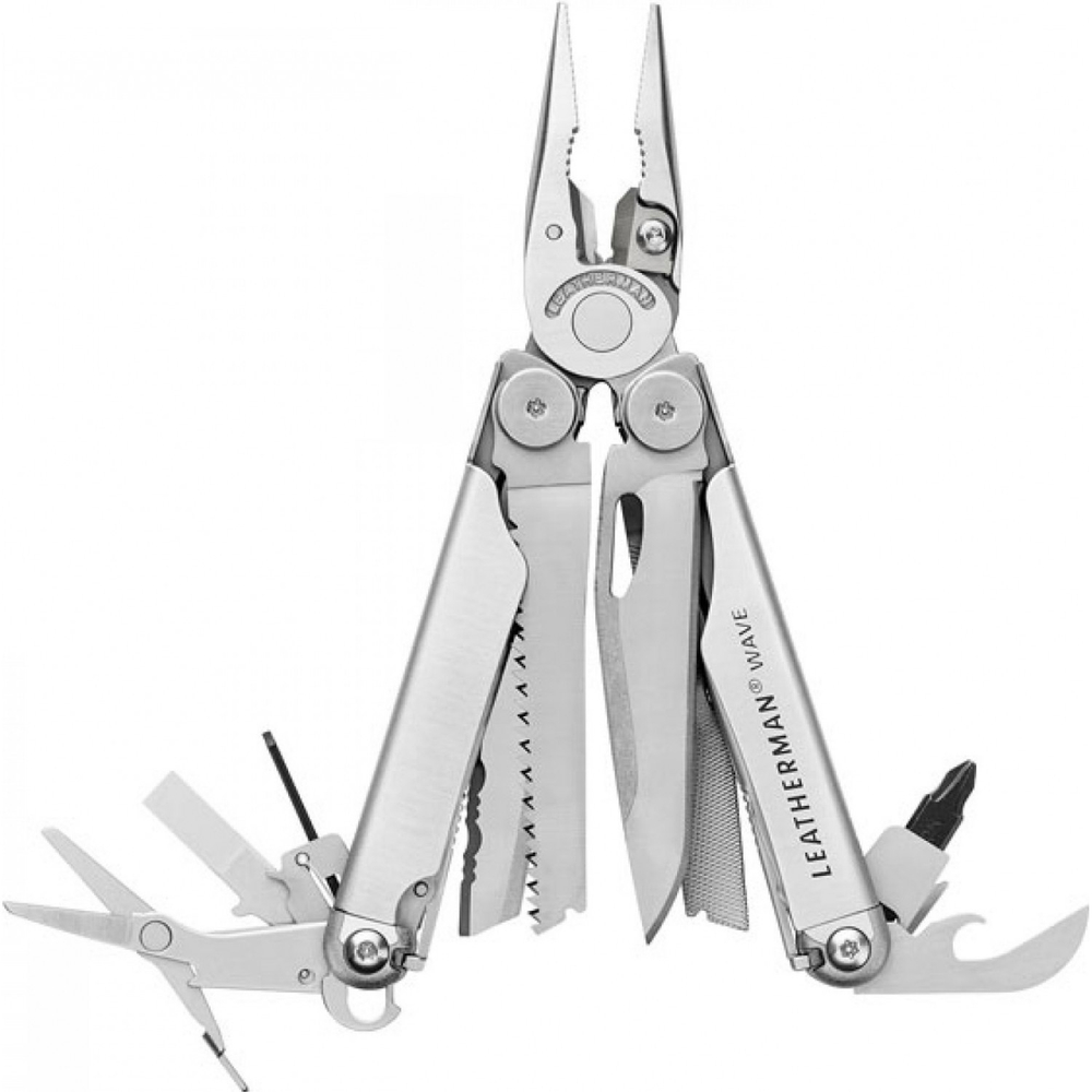 Мультитул LEATHERMAN Wave Plus, 17 функций, с нейлоновым чехлом 832524