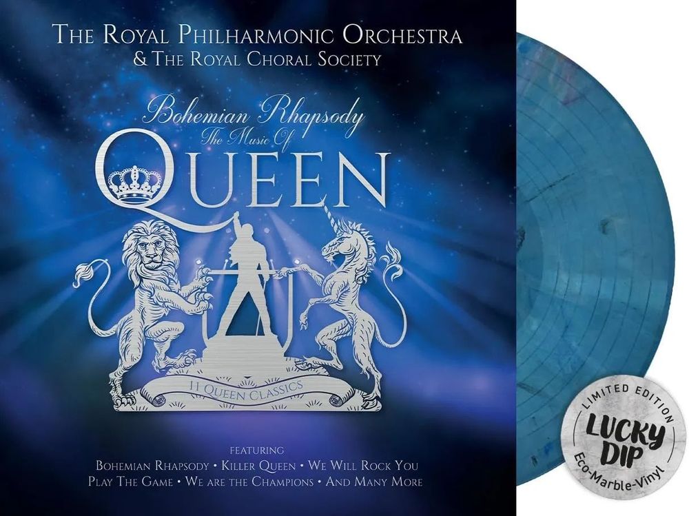 The Royal Philharmonic Orchestra & The Royal Choral Society. Bohemian Rhapsody - The Music Of Queen (Coloured LP). Богемская рапсодия - музыка Queen