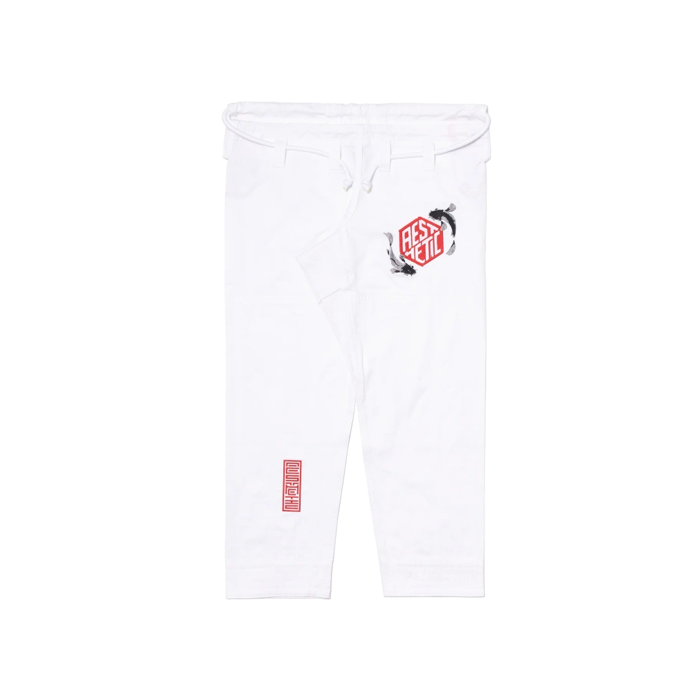 Кимоно Aesthetic Koi White