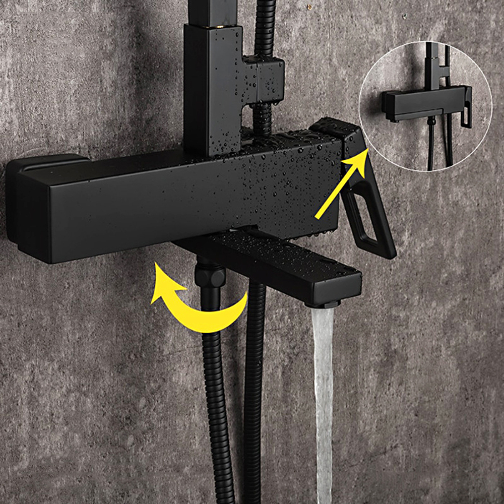 Душевая стойка со смесителем Gappo G2417-6