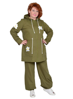 Жакет джинсовый Луговые цветы