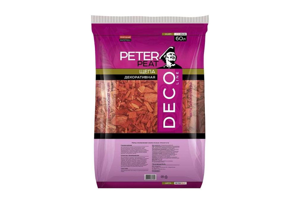 ЩЕПА ДЕКОРАТИВНАЯ PETER PEAT DECO КРАСНАЯ 60Л