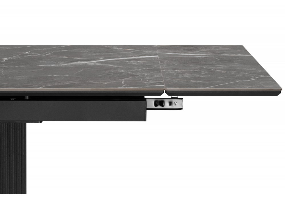 Керамический стол Woodville Монерон 180x90 nero marquina, черный