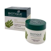 Biotique Bio Wheat Germ Ночной омолаживающий крем для лица БИО зародыши пшеницы 50 гр