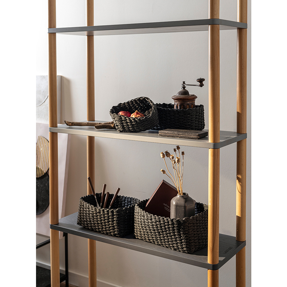 Корзина для хранения hagen, 34х22х15 см, черная