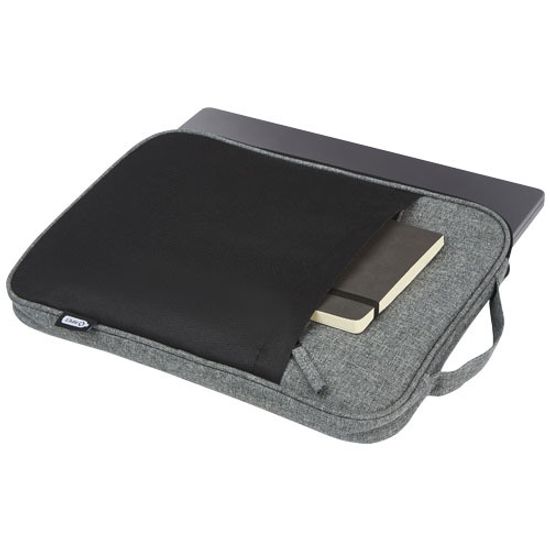 Двухцветный чехол для ноутбука 14" Reclaim объемом 2,5 л, изготовленный из переработанных материалов по стандарту GRS