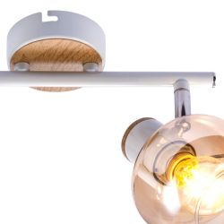 Светильник настенно-потолочный спот Rivoli Kalisto 7025-702 2 х E14 40 Вт поворотный | Rivoli