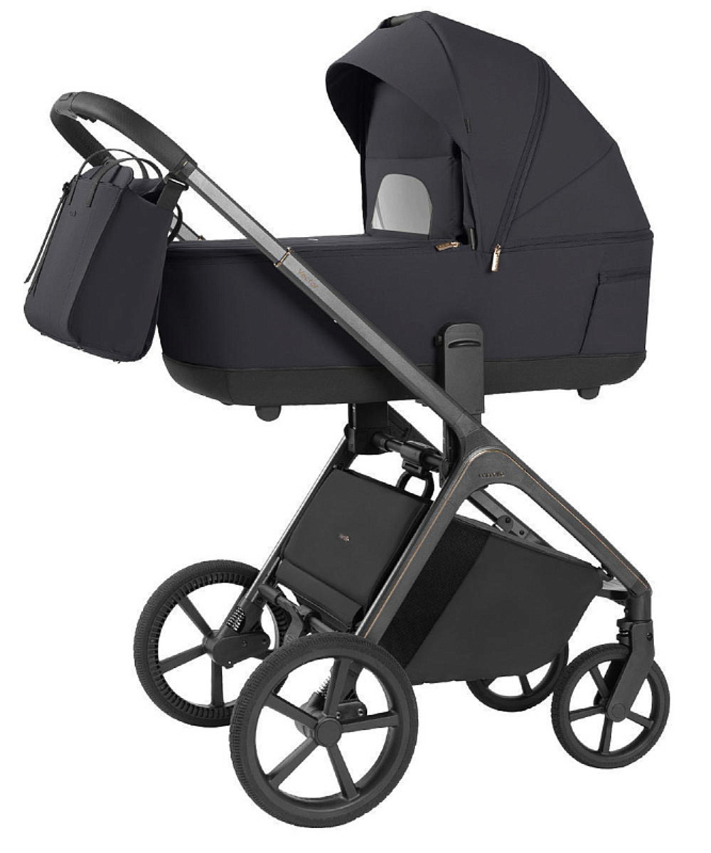Коляска Carrello Vector 2025 CRL-6551 и автокресло Cybex Aton S2 Lava Grey 3 в 1 Shadow Black