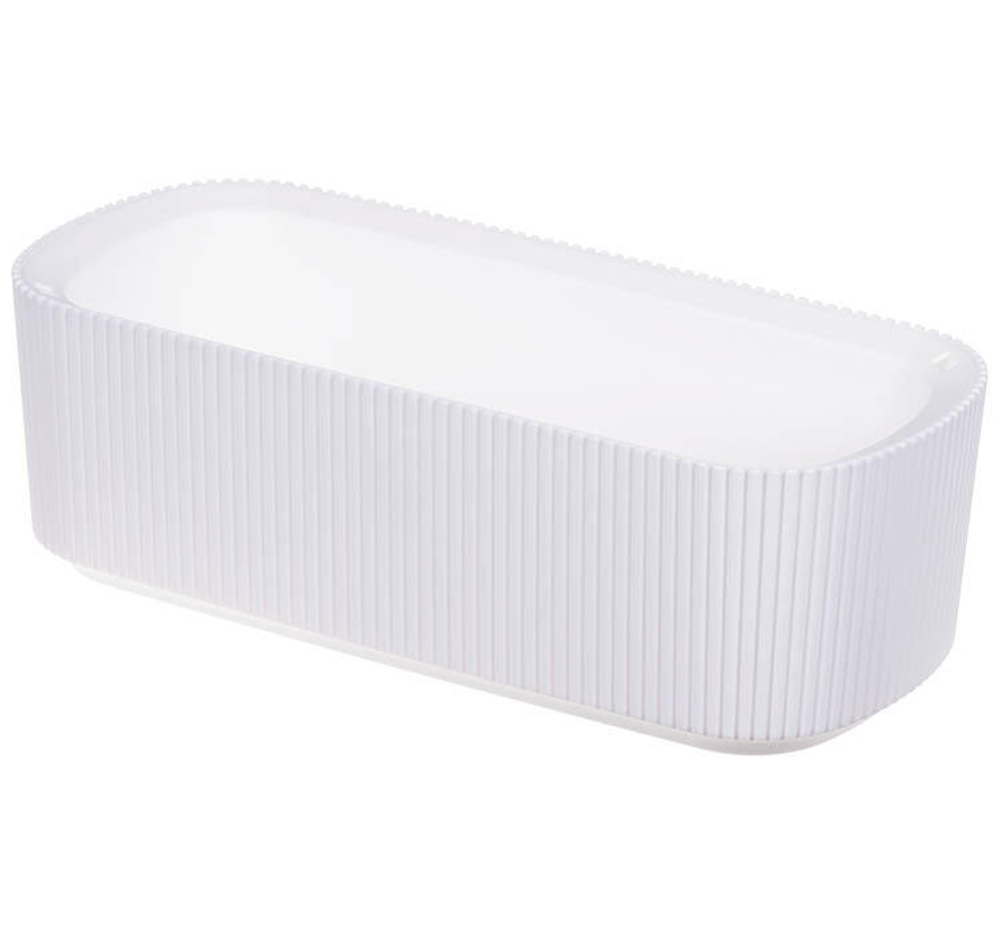 Кашпо СТРИП прямоугольное 290*130мм 1,7 л со вставкой М3251