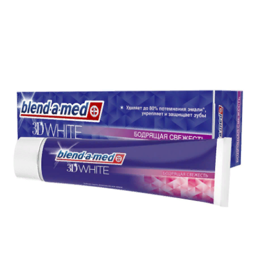 Blend-a-med Паста зубная 3D White Бодрящая свежесть, 100 мл