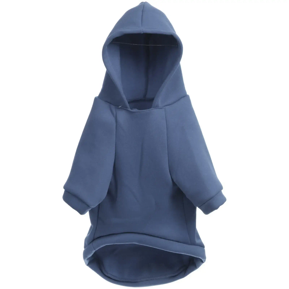 Кофта - толстовка для мелких пород собак «BRO Style», цвет тёмно - синий, р 2XL (на флисе)