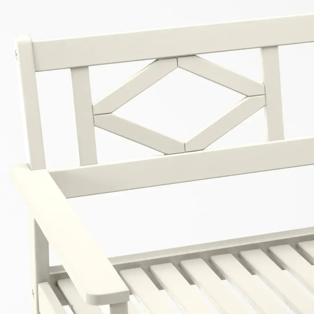 2-местный диван - IKEA BONDHOLMEN/БОНДХОЛЬМЕН ИКЕА, 73х81х139 см, белый