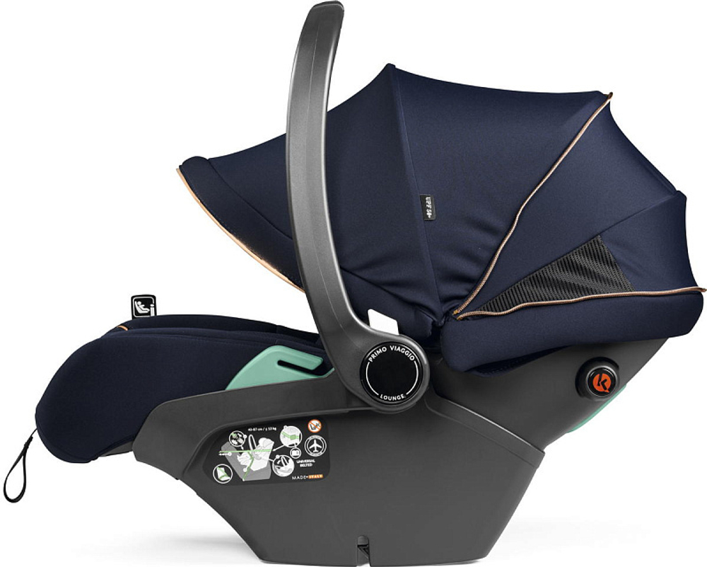 Коляска 3 в 1 Peg Perego Veloce TC Belvedere Lounge Blue Shine