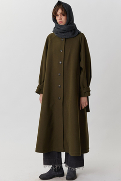 Косынка из шерсти темно-серая