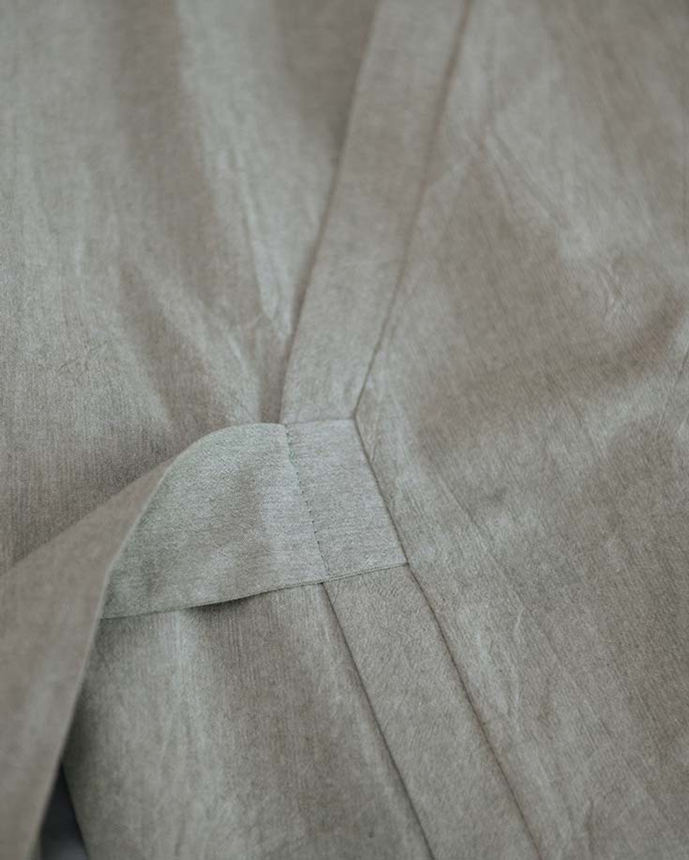 Домашний костюм из вареного хлопка Оливковый