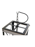 Потолочный светильник DKD Home Decor Чёрный Металл Коричневый 220 V 50 W (25 x 25 x 43 cm)