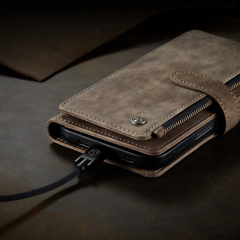 Многофункциональный чехол-кошелек CaseMe 3 in 1 Matte Wallet для iPhone 17 Pro
