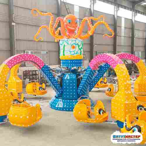 Карусель осьминог «Глубоководный» 15 кабинок, 30 мест 15×15×5,5 м