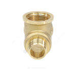 Тройник латунь переходной Ду 20х20х15 (3/4"х3/4"х1/2") ВР/ВР/НР VALFEX VF.134.L.034.034.012