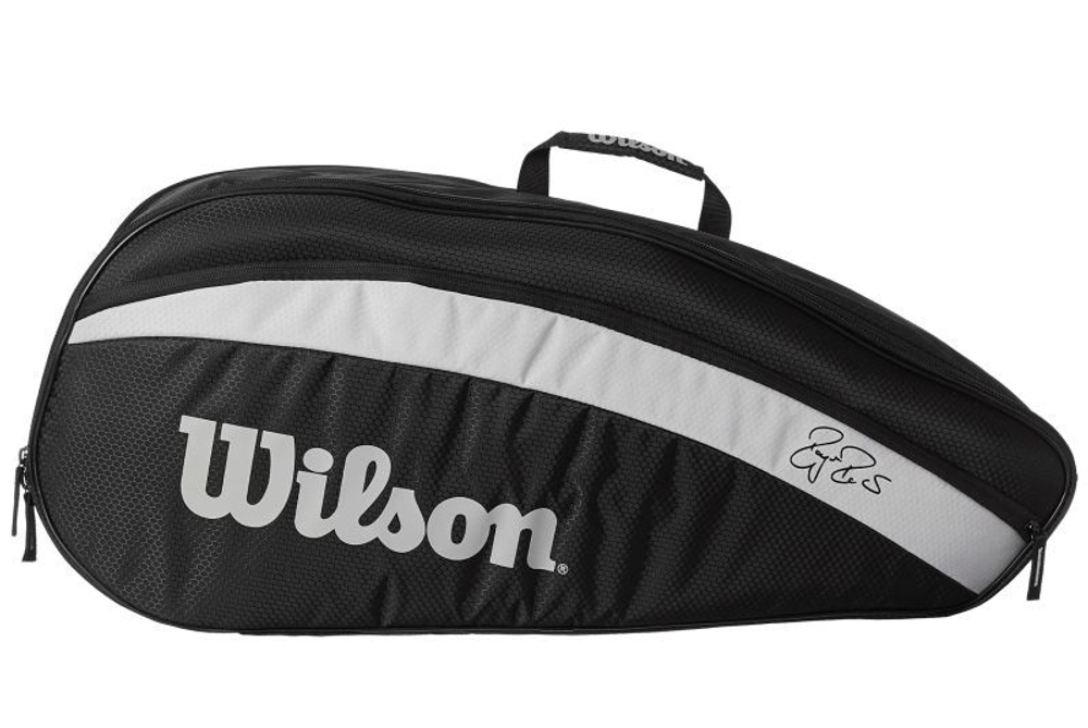 Сумка теннисная Wilson Roger Federer Team 12 Pk Bag - black