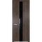 Межкомнатная дверь Profil Doors 1.9N дуб тобакко стекло чёрный лак