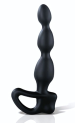 Черный массажёр простаты Big Bend-it - 18 см. (Цвет: черный)