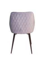 Стул Neo ромб, бархат светло-серый 26/опора конус