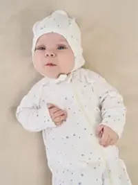 Слип с закрытой ножкой "Голубые звезды" 0+