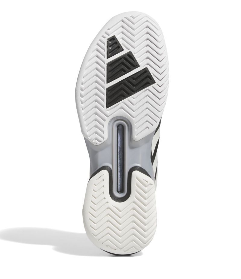 Мужские кроссовки теннисные Adidas Adizero Ubersonic 5 M - основной черный/нулевой металлик/серебристый металлик